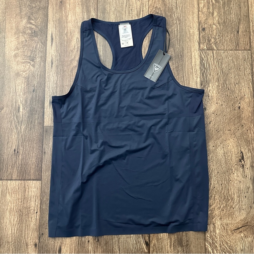 Rossignol Tech Lightweight Activewear Tank Top Women’s Size XL Dark Navy Blue